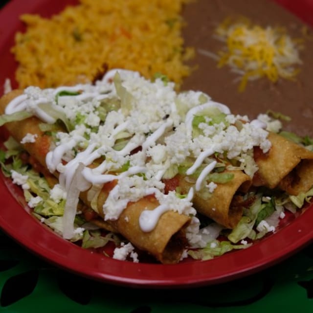 Flautas Plate.