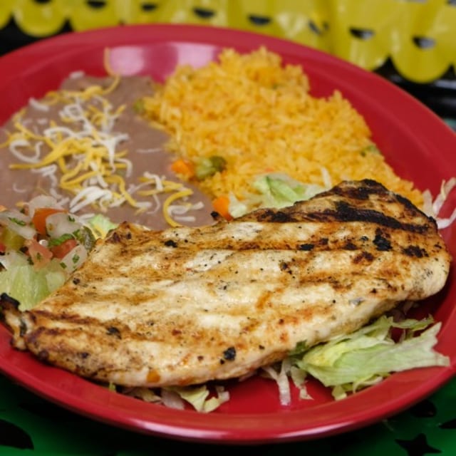 Pollo Asado Plate.