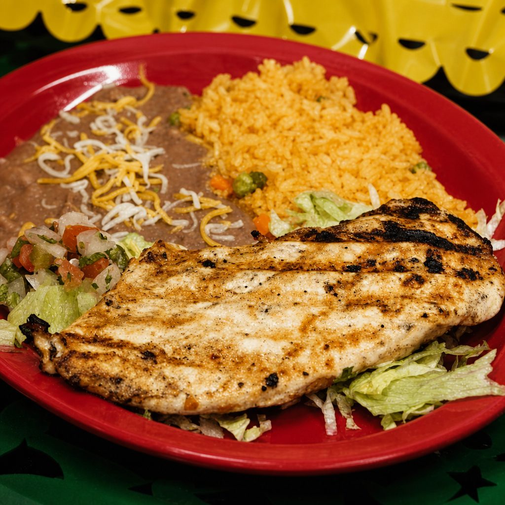 Pollo Asado Plate.