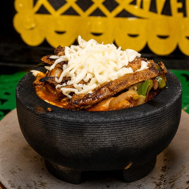 Traditional Molcajete.
