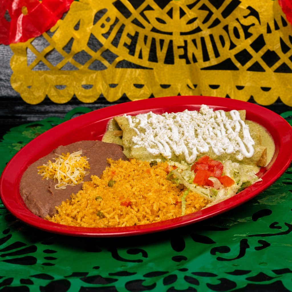 Enchiladas Plate.