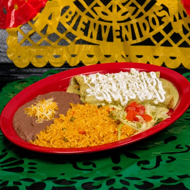 Enchiladas Plate.